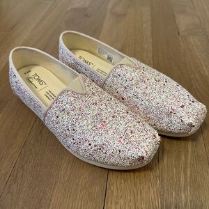 TOMS  Glitter Slip-On Shoes - Multicolor